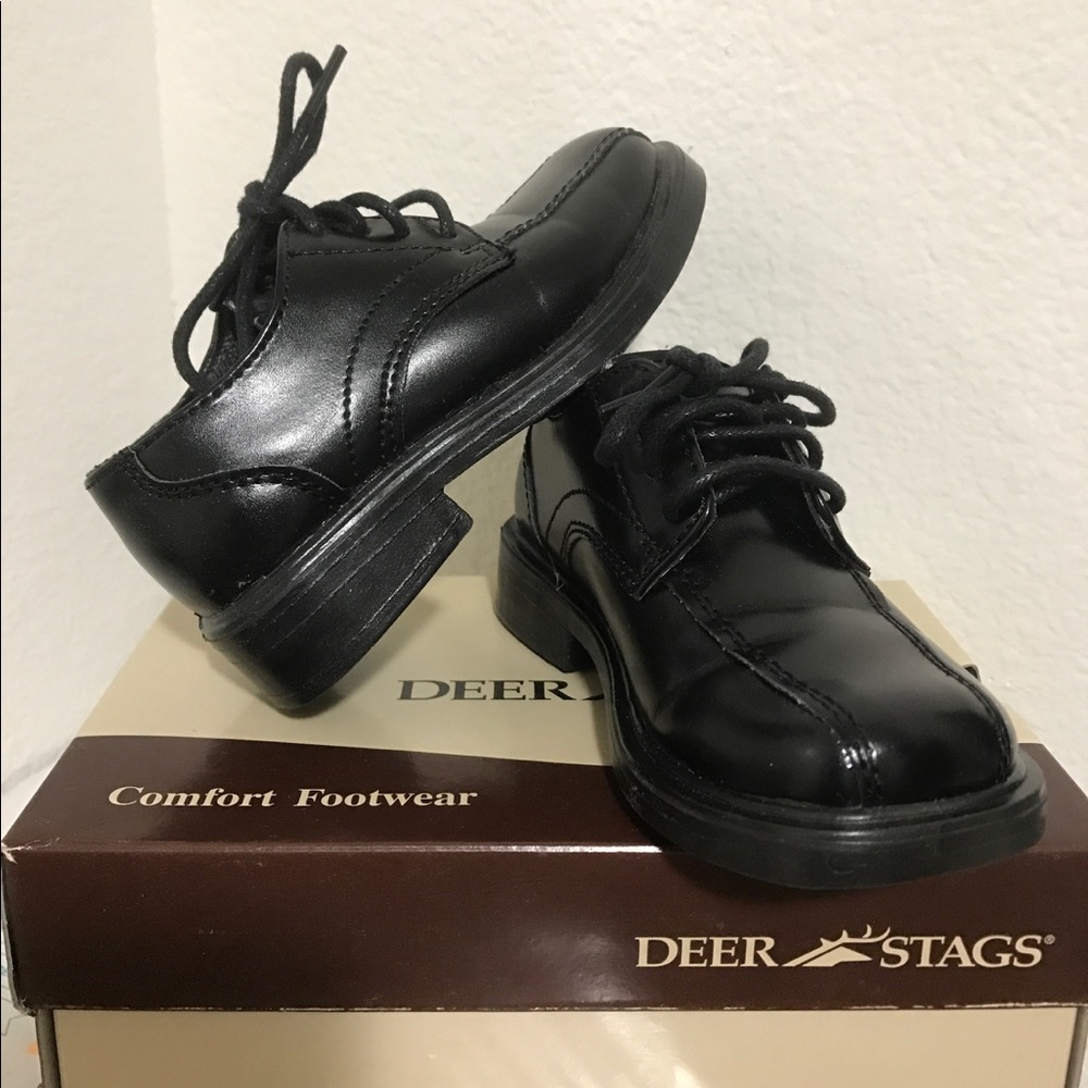 Deer Stags Boys Dress Shoes